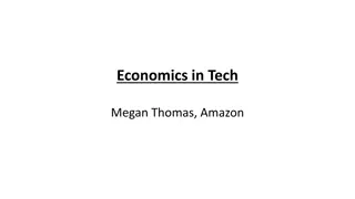 Economics in Tech by Megan Thomas at Amazon