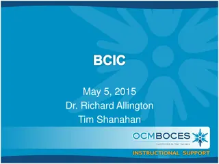 Comparing Dr. Richard Allington and Tim Shanahan