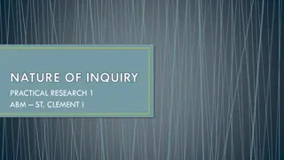 Inquiry-Based Learning: Elevating Thinking Power