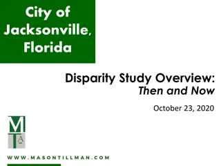 Overview of City of Jacksonville, Florida Disparity Study