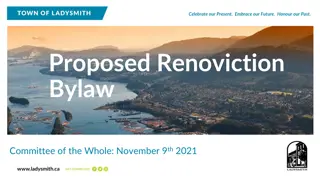 Renoviction Bylaw Committee & Regulations Overview