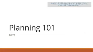 Local Planning Essentials