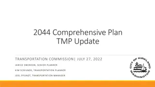 2044 Comprehensive Plan TMP Update Transportation Commission
