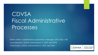 Fiscal Administrative Processes Overview