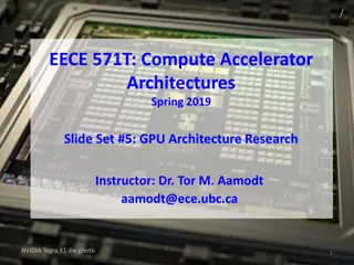 GPU Architecture Research Beyond Assigned Readings