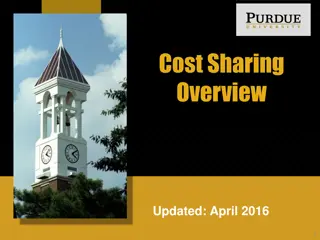 Cost Sharing Overview April 2016