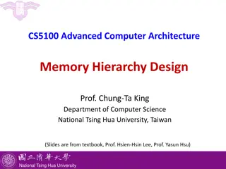 Memory Hierarchy Design and Cache Optimization Techniques