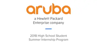 2018 High School Student Summer Internship Program