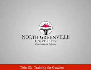 Title IX Training for Coaches