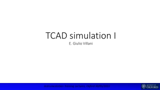 TCAD simulation I
