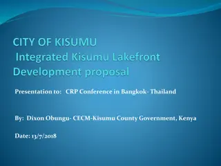 Urban Development Proposal for Kisumu City