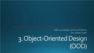 Object-Oriented Design and UML Refresher