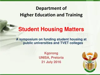 Resolving Student Housing Challenges with Coordinated Vision