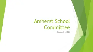 Amherst Public Schools Financial Projections Overview