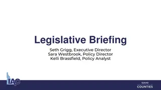 Legislative Briefing on Idaho's Key Priorities