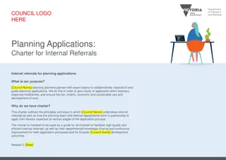 Internal Referral Charter for Efficient Planning Applications