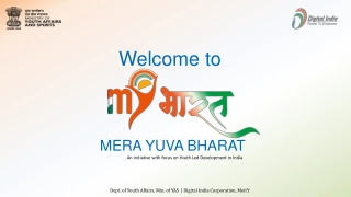Youth-Led Development Initiative in India: MERA YUVA BHARAT