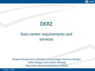 DKRZ Data Center Services and Infrastructure Overview