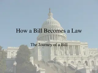 The Journey of a Bill: How Laws are Made