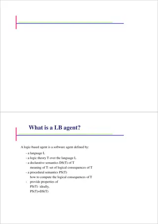 Logic-Based Agents: Definition and Capabilities