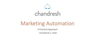 Practical Approach to Marketing Automation