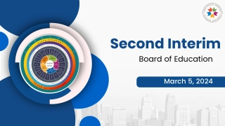 Second Interim Board of Education