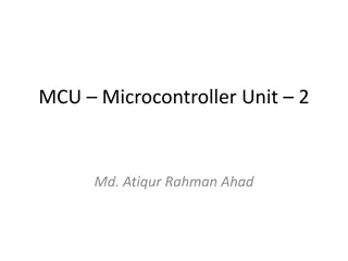 Selection of MCU in Mechatronics: Checklist & Considerations