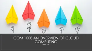 Overview of Cloud Computing: Virtualization Benefits & Infrastructure Management