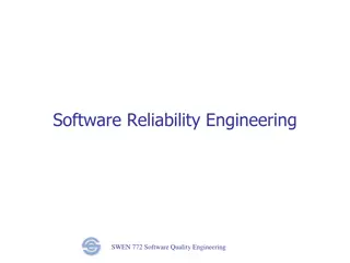 Software Reliability Engineering Overview