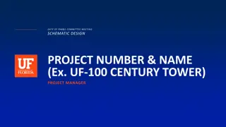 DATE OF PHB&S COMMITTEE MEETING SCHEMATIC DESIGN PROJECT NUMBER & NAME