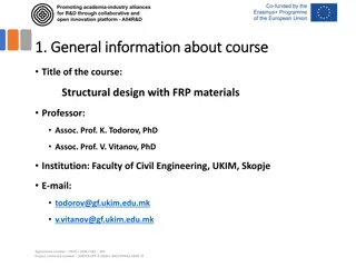 Structural Design with FRP Materials Overview