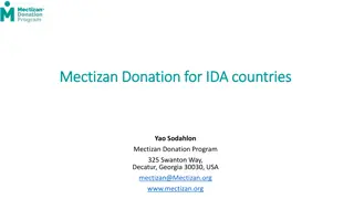 Mectizan Donation Program for IDA Countries