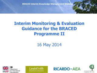 BRACED Interim Knowledge Management Webinar
