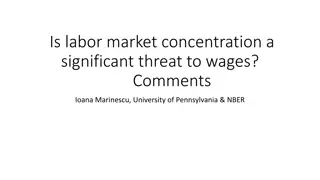 Labor Market Concentration Impact on Wages