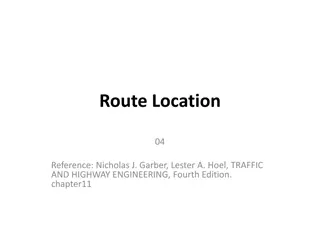 Basic Elements of Transportation Planning