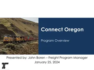 Connect Oregon Program Overview