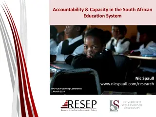 Accountability & Capacity in SA Education System