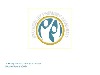 Stokesley Primary History Curriculum Update January 2024