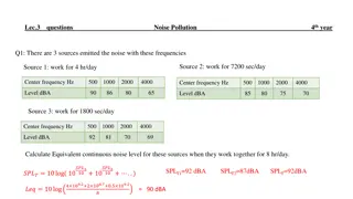 Calculate Equivalent Continuous Noise Level from Multiple Sources