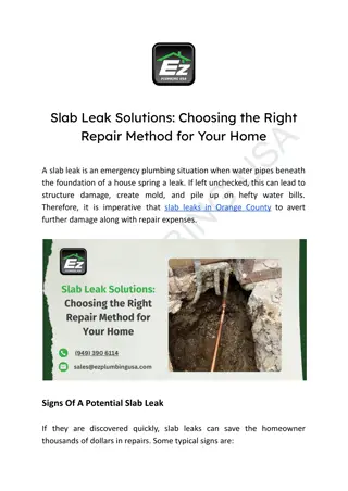 Slab Leak Solutions_ Choosing the Right Repair Method for Your Home