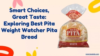 Pita Pocket Whole Wheat By BestPita.Com