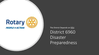 Disaster Preparedness Committee Guidelines for Rotarians