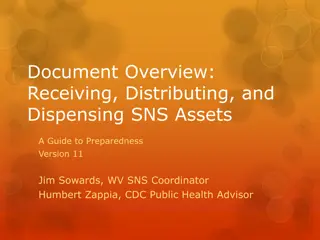 Guide to Receiving, Distributing, and Dispensing SNS Assets