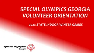 Special Olympics Georgia Volunteer Opportunities for State Winter Games 2024