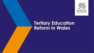 Transforming Tertiary Education in Wales: The CTER Act Journey