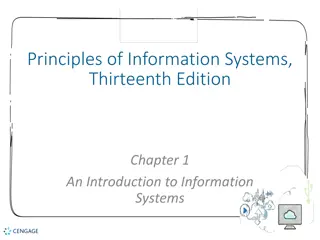 Data, Information, and Knowledge in Information Systems