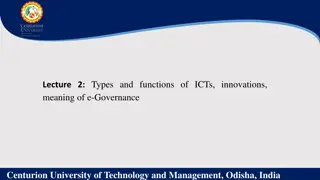 Enhancing Agriculture Through ICT Innovations and E-Governance