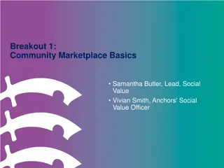 Social Value Festival - Community Marketplace Insights