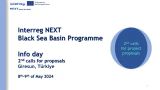 Interreg NEXT Black Sea Basin Programme - Calls for Project Proposals