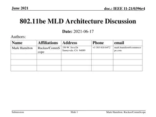 IEEE 11-21/0396r4 MLD Architecture Discussion